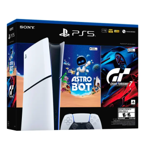 Combo PlayStation 5 Digital + Juegos Astro Bot & GT7 | Consola Sony | 1TB